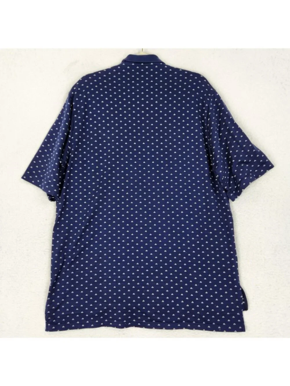 Polo Ralph Lauren Polo Shirt Mens Large Blue Pima Cotton Golf Short Sleeve